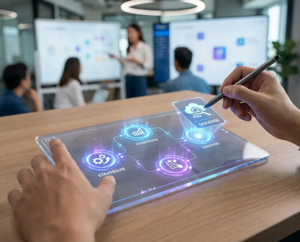 Discover and Strategize process step